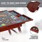 Jumbl 1000-Piece Puzzle Table w/Mat, 23" x 31" Jigsaw Puzzle Board w/Legs 6 Removable Drawers